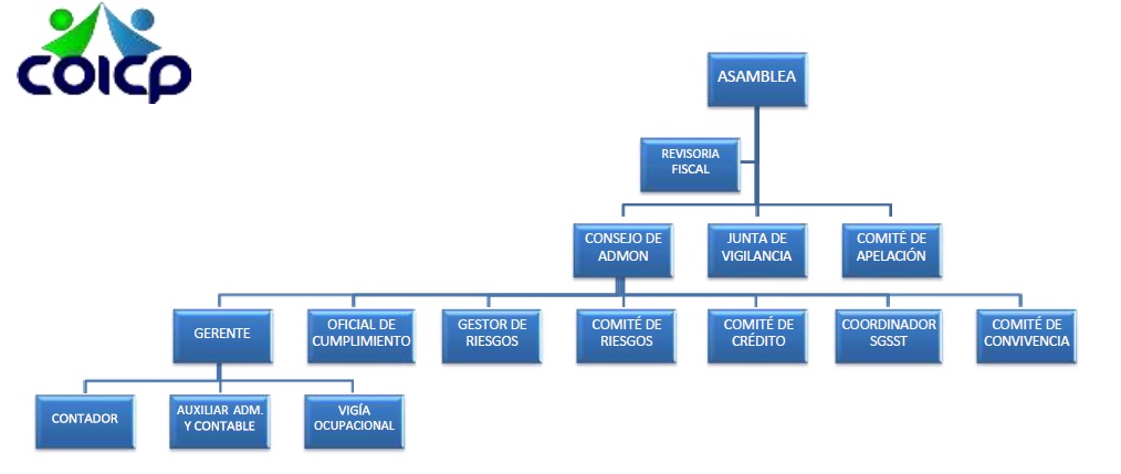 Organigrama COICP